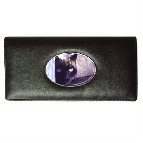 Limited Edition Violano Wallet Checkbook Cover Siamese Cat