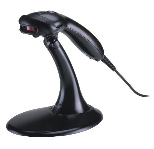 Voyager MS9520 General Duty Single-Line Barcode Scanner With USB Cable and Stand