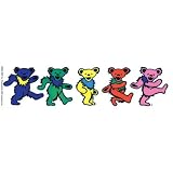 The Grateful Dead ~ Dancing Bears Stickers ~ Each Bear Is Its Own Sticker! ~ Approx 4 Inches Tall