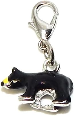 Pro Jewelry Clip-on "Black Bear" Charm Dangling
