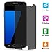 Samsung Galaxy S7 Screen Protector, Anti-Privacy Tempered GlassTWOBIU(TM) Anti Fingerprint Scratch Clarity Touch-Screen Accurate Shatterproof