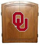 Oklahoma Sooners Dartboard Dart Board & Case