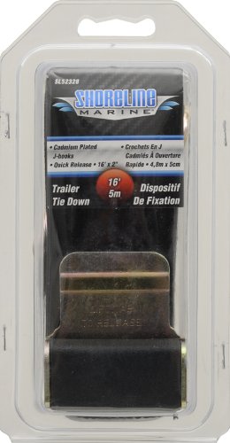 Shoreline Marine Trailer Gunwale Tie Down, 16-Feet 