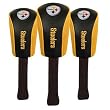 NFL Pittsburgh Steelers Mesh Barrel Headcover - Set of Three
