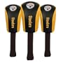 Team Effort NFL Headcovers - 3 pack( TEAM: Steelers )