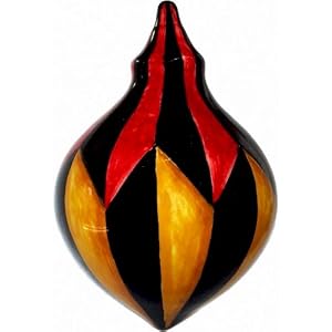 Click to buy Italian Christmas decorations   :  hand painted Deruta ball drop from Amazon!
