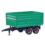 Double axel tipping trailer removable top - B0002DF60E