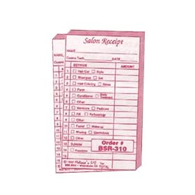 Melissa's Beauty Salon Receipt Book
