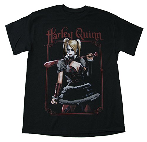 DC Comics Harley Quinn Arkham Asylum Harley Bat Men's T-Shirt (xx-large)