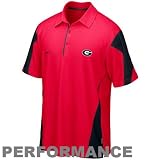 Nike Georgia Bulldogs Red 2010 Checkdown Coaches Sideline Performance Polo