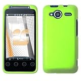 Neon Green Rubberized Snap On Cover Case for Sprint HTC EVO Shift 4G