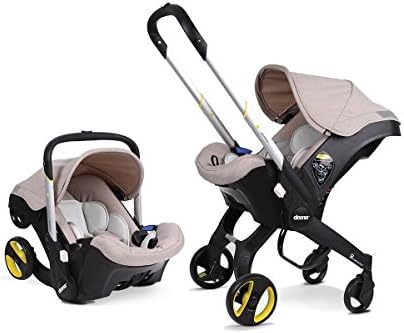 Doona Car Seat Dune with Isofix Base and Vehicle Seat Protector (Original Accessories)