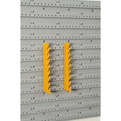 Gabel/Ringschl�sselhalter, StorePlus System >P< 8, gelb, f�r bis zu 8 Schl�ssel