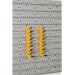 Gabel/Ringschl�sselhalter, StorePlus System >P< 8, gelb, f�r bis zu 8 Schl�ssel