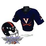 Virginia Cavaliers NCAA Football Helmet and Jersey Set