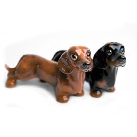 Dachshund Handmade Salt and Pepper Shaker