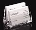 Acrylic 2-Tiered Business Card Holder