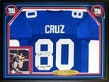 Victor Cruz SB XLVI Champ" Autographed Framed New York Giants Jersey w/ Unsigned 8x10 Photo"