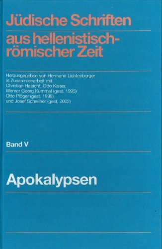 G&uuml;tersloher Verlagshaus J&uuml;dische Schriften aus  hellenistisch-r&ouml;mischer Zeit (JSHRZ): Einbanddecke zu den Lieferungen 1-9: 5