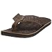 Reef Flip Flops - Reef Leather Smoothy Flip Flop - Bronze / Brown