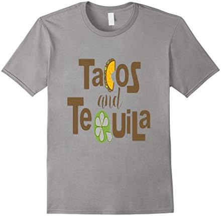 Men's  and Tequila Funny Drinking Lime Food Tee Shirt 2XL Slate