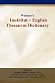 Webster's Inuktitut-English Thesaurus Dictionary