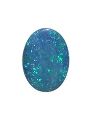 O&G Australia Natural Opal Doublet Gemstone, 6x8mm (0.72cttw)