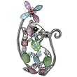 Sniffing Silver Tone Mouse Animal Brooches Pin