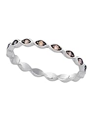 0.10CTW-DIA BROWN DIAMOND FASHION RING