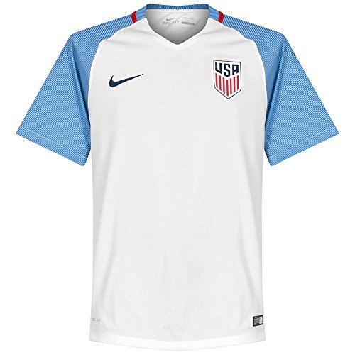 Nike Kid's United States Home Stadium Soccer Jersey (White)