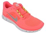 Nike Free Run+ 3 Women Laufschuhe hot punch-reflect silver-pure platinum - 36,5