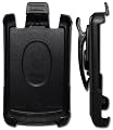 Blackberry Curve 8310 Swivel Rotating Belt Clip Cell Phone Holster - Black Hard Plastic Holster Clip