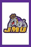 James Madison University Duke Dog Flag - Regular Size