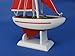Hampton Nautical Pacific Sailer Red/Red Sails 9