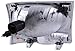 ANZO USA USA 111080 Ford Black with Corner Amber Headlight Assembly - (Sold in Pairs)