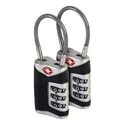 Lewis N. Clark   Tsa Cable Lock 2 Pack