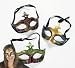 One Plastic Mardi Gras Masks With Jewel - Color wi