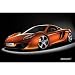 McLaren (Orange MP4-12C) Art Poster Print - 24x36