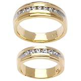 14K Ladies Gold Diamond 0.40ct Wedding Band - Sizes 5-13