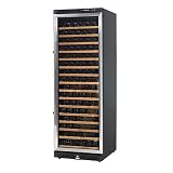 The Wine Enthusiast 166-Bottle Cellar- Stainless Steel
