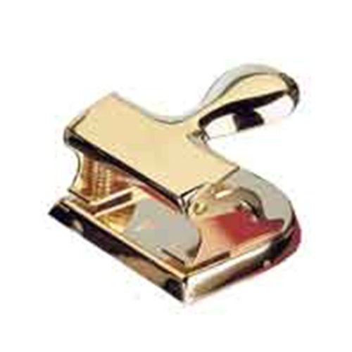 El Casco Two Hole Punch 23Kt Gold Plated