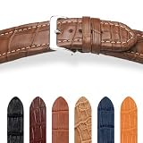 HIRSCH Monte Carlo M, Louisiana Alligator, 59 Black matt, 18 mm, for Breitling by HIRSCH