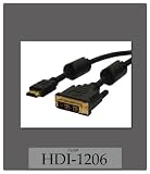 6 FOOT HDMI MALE TO DVI MALE CABLE