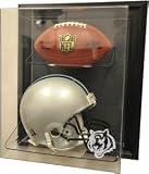 Cincinnati Bengals Helmet and Football Case-Up Display, Black