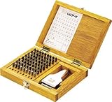 浦谷 ハイス精密組合刻印 Aセット2.5mm UC25AS