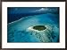 Aerial View of Saipan Island in Micronesia Collections Framed Photographic Poster Print by Paul Chesley, 29x21