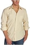 IZOD Men's Long Sleeve Saltwater Cotton Poplin Plaid Sportshirts
