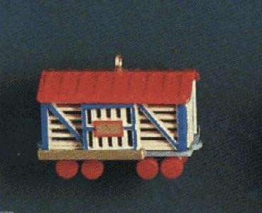 QXM5113 Noel Railroad Stock Car 6th in Series 1994 Hallmark Miniature Keepsake Ornament