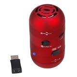 GTMax Red 3.5mm Portable Mini Stereo Speakers for Kindle Touch 3G, Kindle Fire, Acer Iconia Tab A500, ASUS Eee Pad Transformer TF101, Viewsonic gTablet, Toshiba Trive, Dell Streak 7, Samsung Galaxy Tab, HP TouchPad, Coby Kyros, Viewsonic ViewPad, Motorola Xoom, Wifi Android Tablet