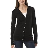 Mossimo Supply Co. Juniors Collegiate Cardigan Sweater - Ebony